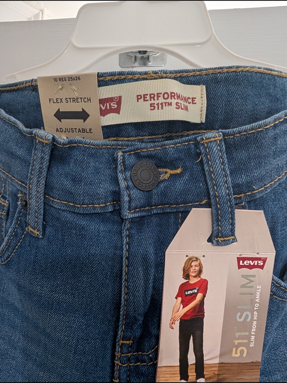 Levi's Performance 511™ Slim Kid's Jeans - Blue Denim